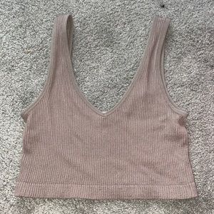 Ribbed mocha tank forever 21